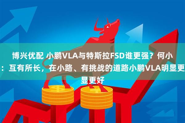 博兴优配 小鹏VLA与特斯拉FSD谁更强？何小鹏：互有所长，在小路、有挑战的道路小鹏VLA明显更好